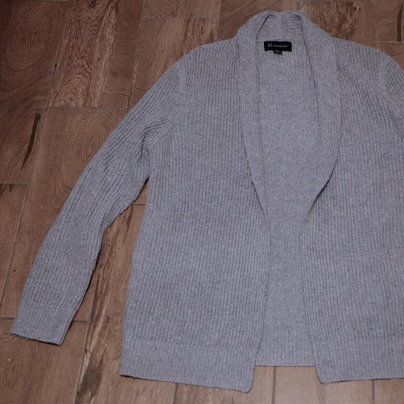 INC Concepts international Mens Grey Shawl Collar Sweater XL - Picture 1 of 6